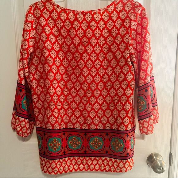 Karlie Bohemian Patterned Blouse - Picture 7 of 8